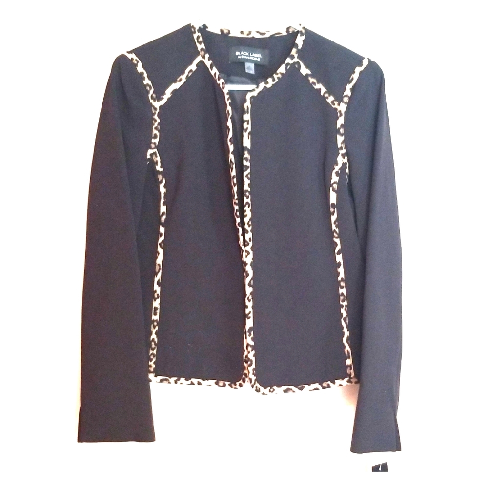 Black label black blazer